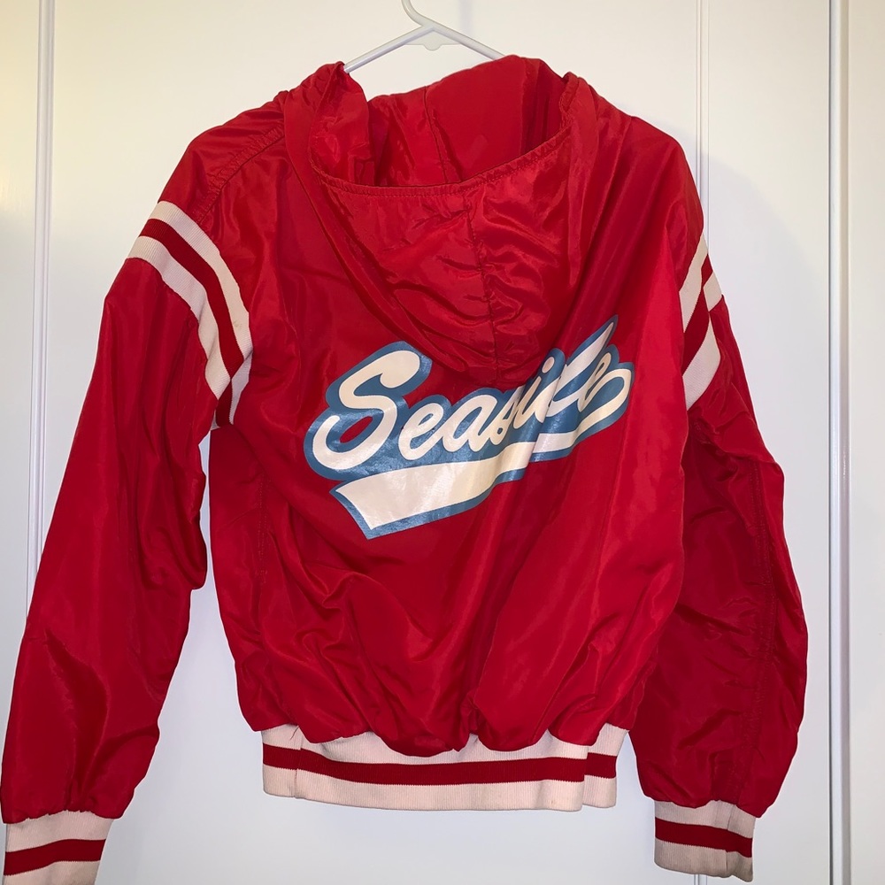 Vintage Seaside Bomber Jacket